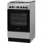 INDESIT | Cooker | IS5G1PMX/E | Hob type Gas | Oven type Gas | Stainless steel | Width 50 cm | Grilling | Depth 60 cm | 59 L - 4